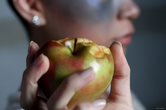 not far from the fruit